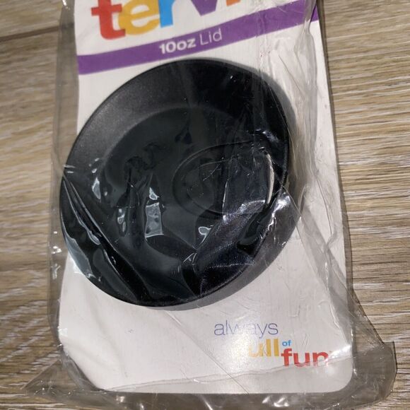 Tervis Tumbler 10oz Travel Lid with Slider in BLACK (New) - Picture 3 of 9